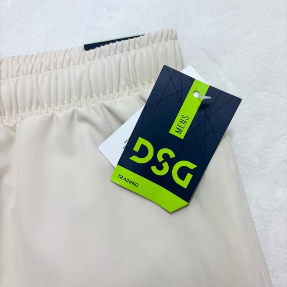 DSG Men's Training Woven Light Cream Joggers Athletic Fit Size M - Picture 4 of 8
